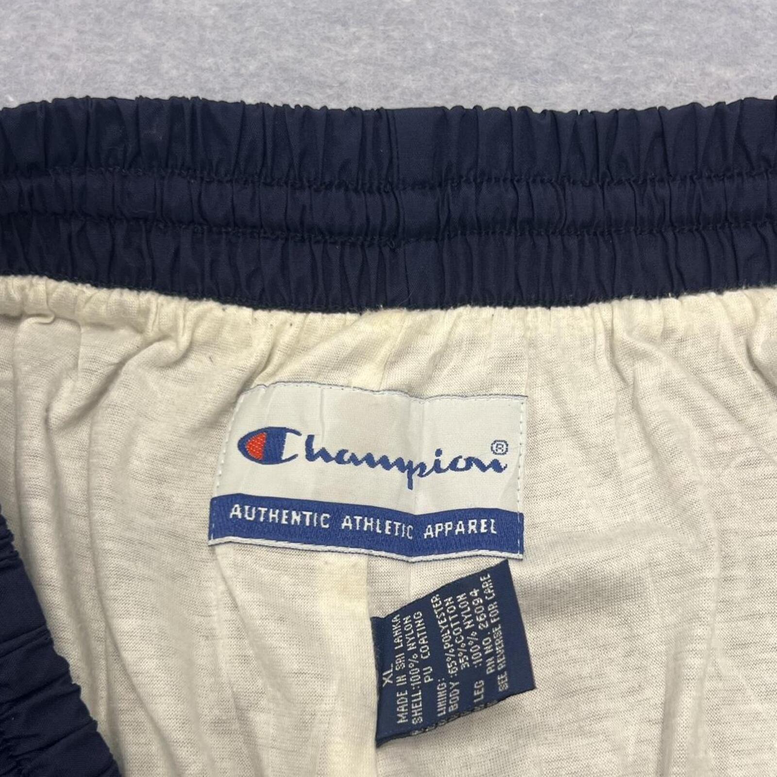 Vintage 90s Champion University of Dayton Flyers Navy Baggy Track Pants XL
