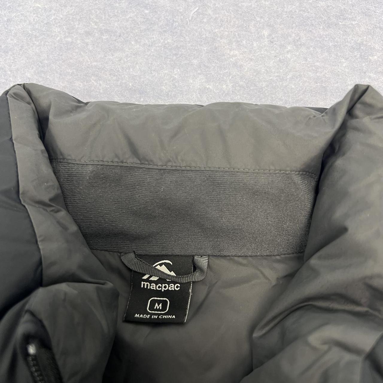 Vintage Macpac Black Duck Down Full Zip Winter Puffer Jacket Men’s Medium