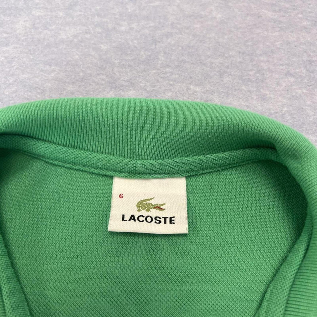 Vintage 90's Lacoste Men's Green Preppy Y2K Polo Shirt Classic Fit Size 6 XL