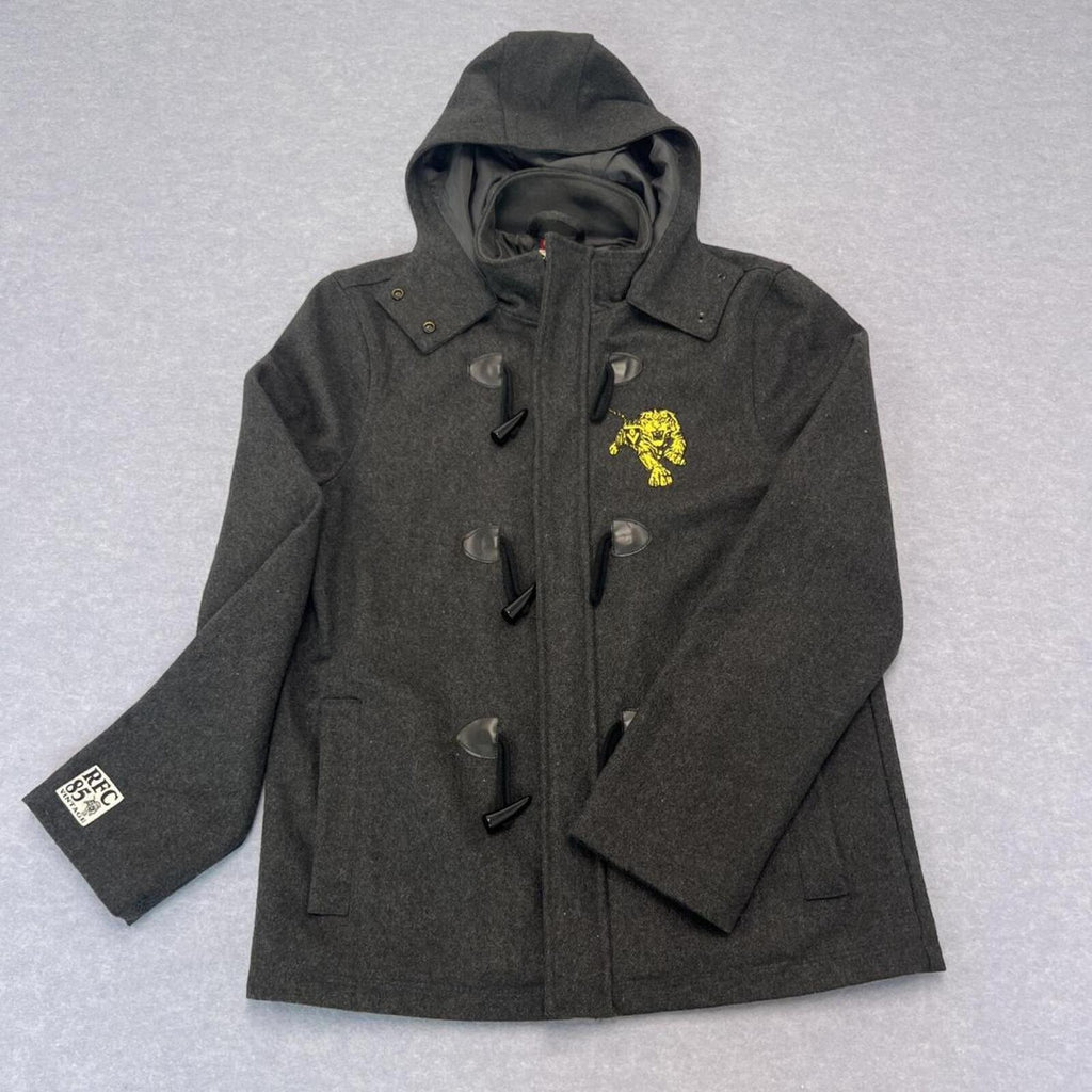 Richmond Tigers AFL First 18 Vintage Fit Grey Duffle / Trench Coat Jacket Small