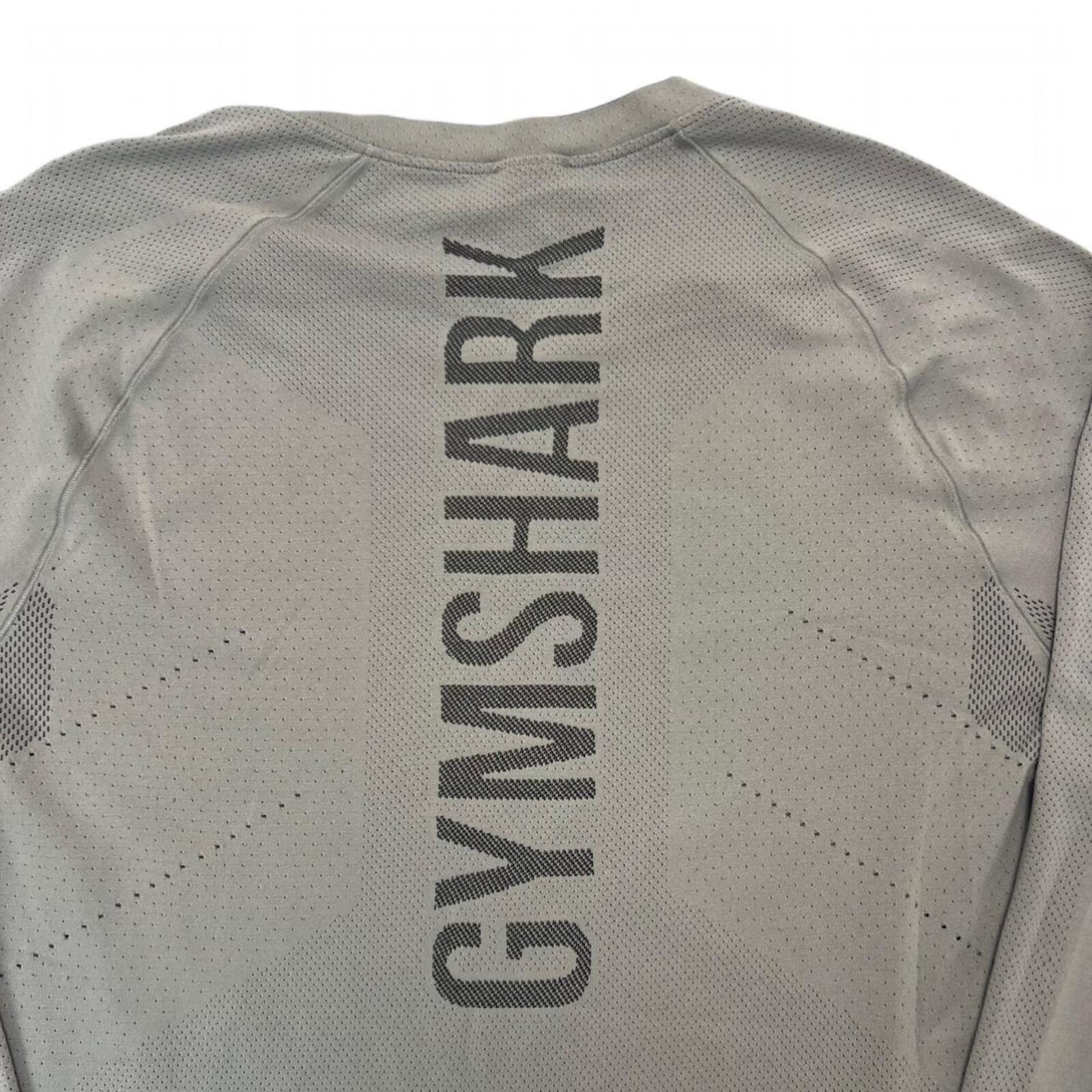 Gymshark Apex Men’s Smokey Grey Seamless Long Sleeve Compression Shirt Large