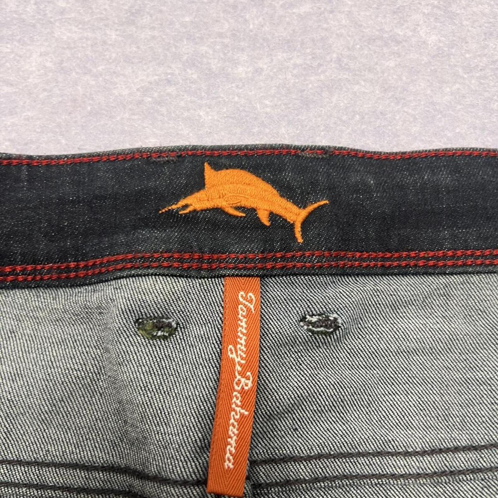 Tommy Bahama Men’s Dark Navy Blue Straight Leg Denim Jeans Y2K W36 L34