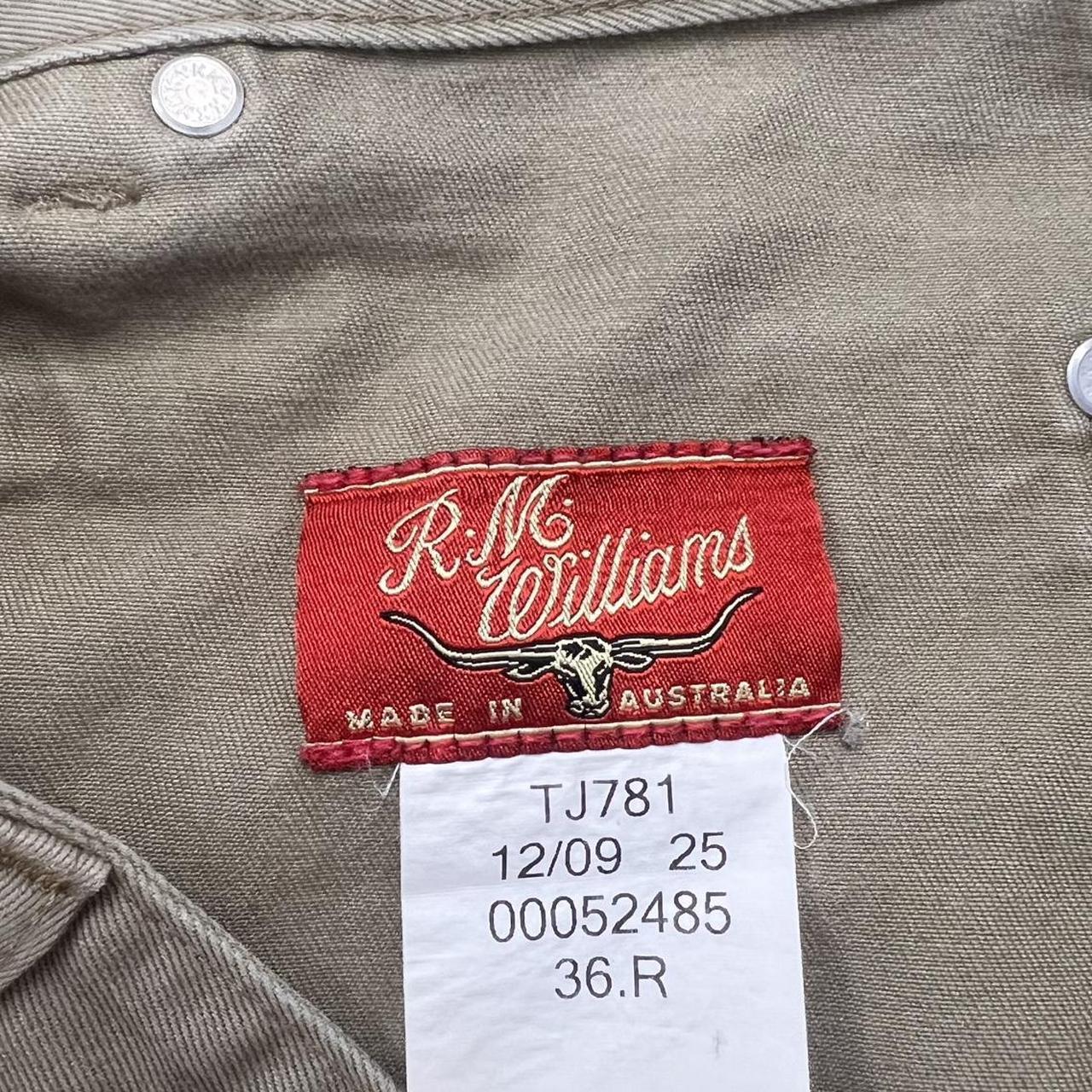 R.M. Williams Men’s Tan / Sand Straight Leg Trousers Jeans Western TJ781 36R