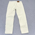 Vintage 1980’s Levi’s 505 Men’s White Straight Leg Jeans W36 L30 Made in USA