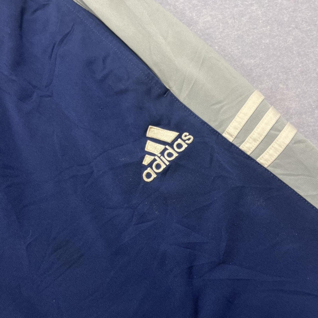 Vintage Adidas YMCA Activ Action Navy Track Pants Y2K Baggy Men's Medium