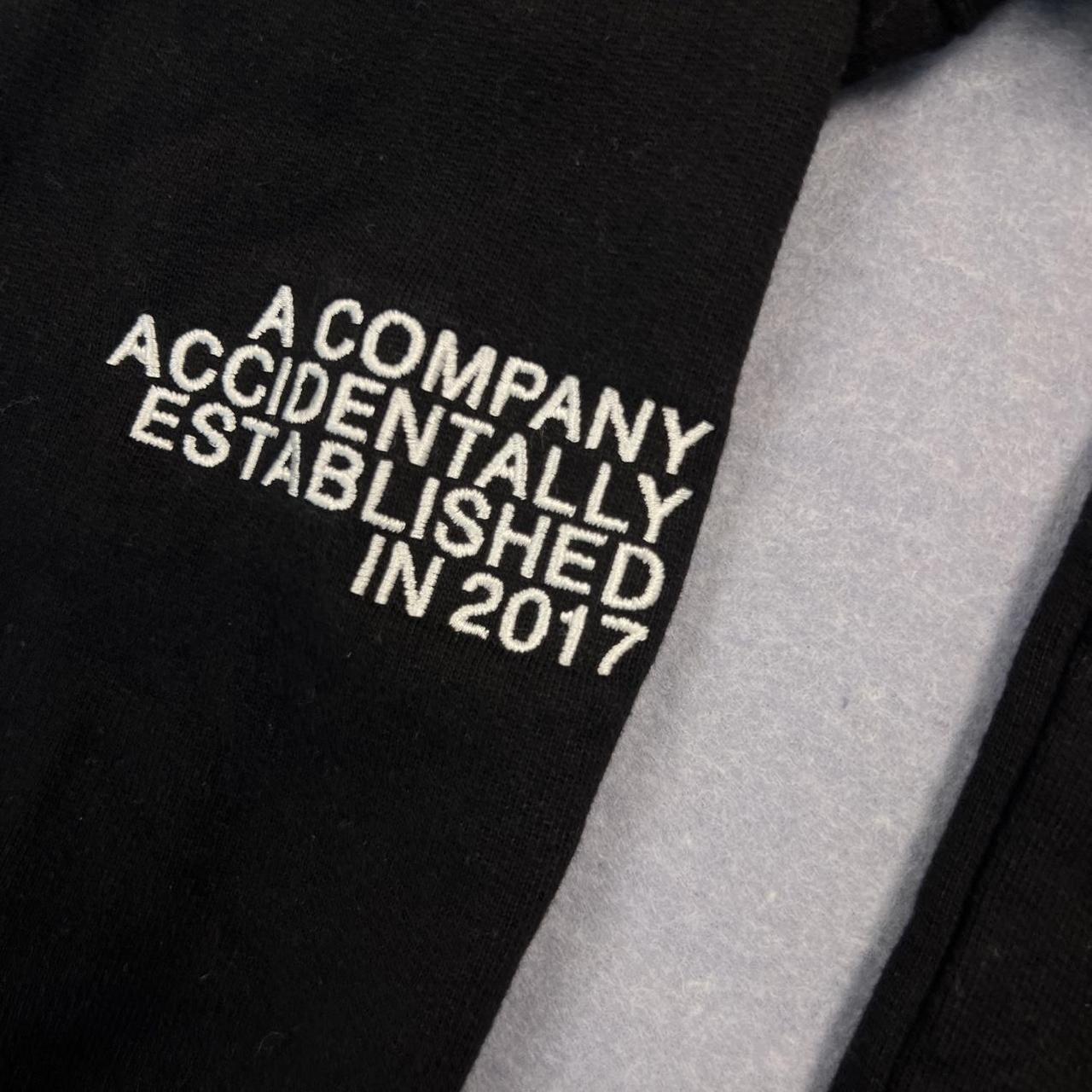 Childish Flame Boxy Hoodie TGF Bro Black Oversized Embroidered Hoodie Small