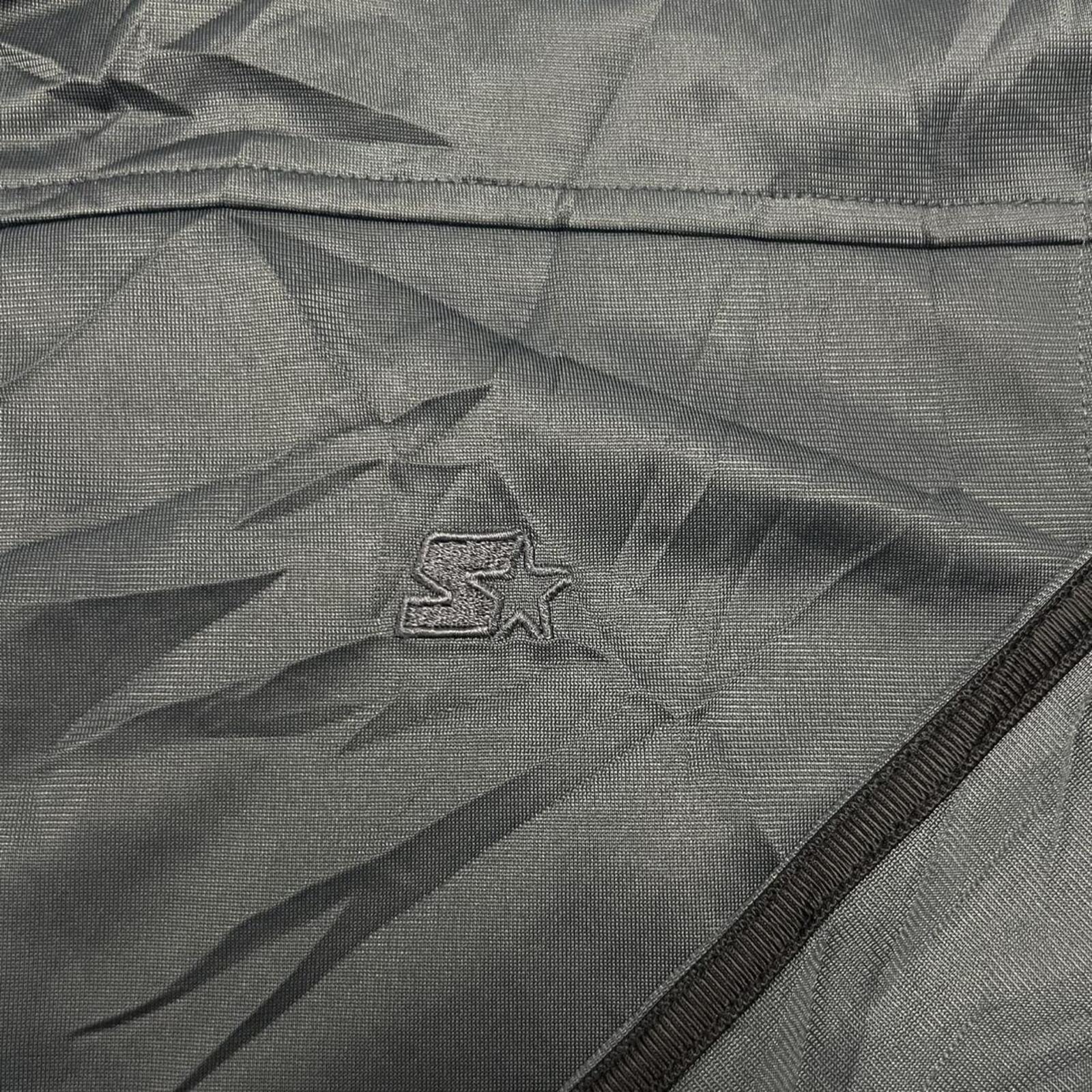Vintage 90’s Starter Men's Metallic Grey Full Zip Track Jacket Streetwear XL