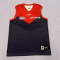 Vintage Melbourne Demons AFL Asics Primus Navy & Red Guernsey Jersey Mens Medium