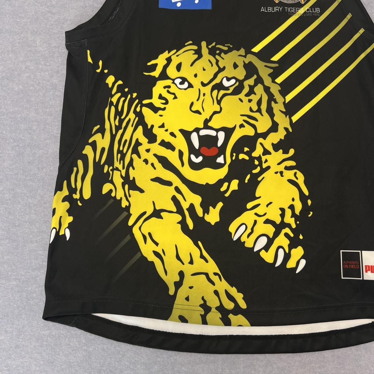 Vintage Puma Albury Tigers AFL Player Jersey No.45 On Field XXL Ovens & Murray