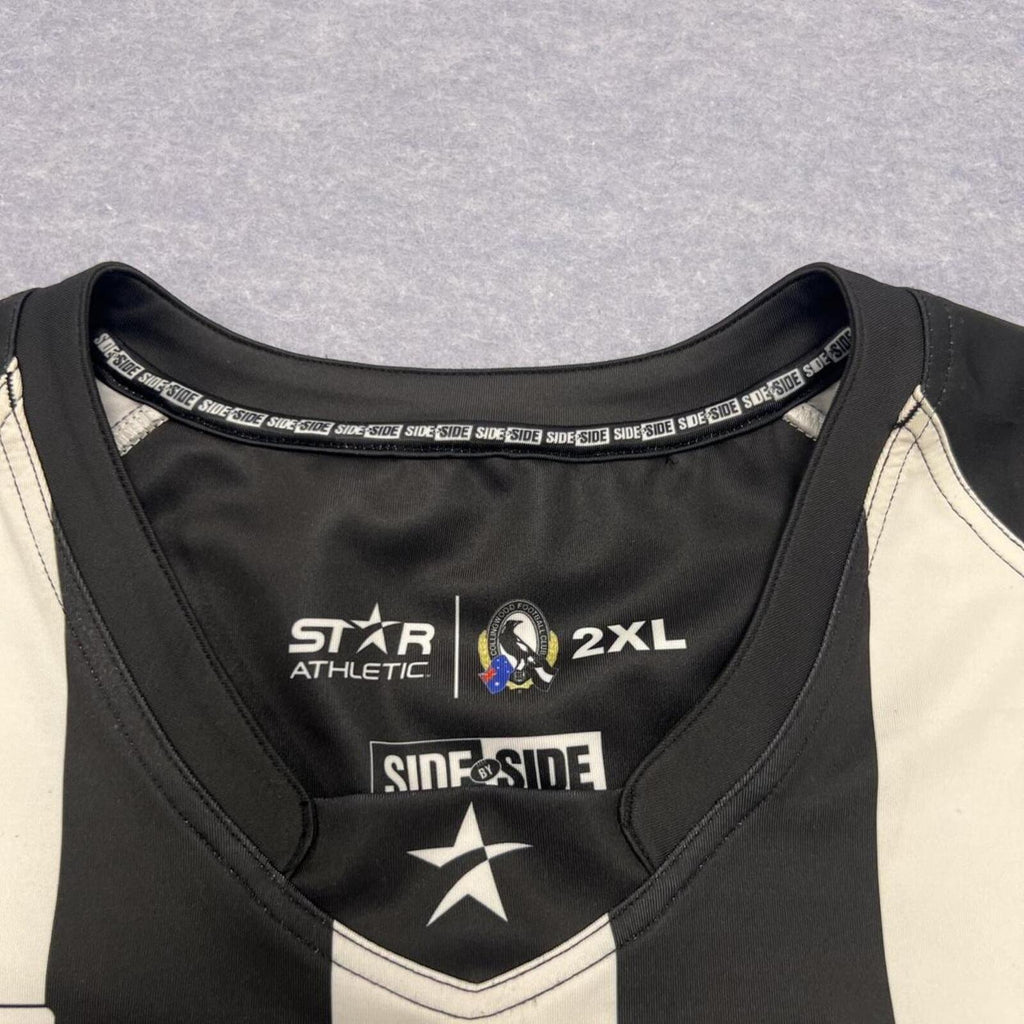 Vintage Collingwood Magpies VFL Star Athletic Rare AFL Guernsey Jersey Men’s 2XL