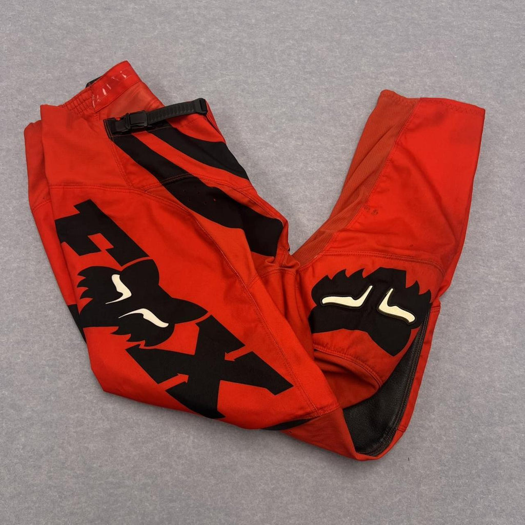 Vintage Fox Racing 180 Motocross Pants Trousers Y2K Red & Black W32” Medium