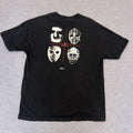 Vintage KEWL Men’s Canadian Ice Hockey Evolution Black Graphic T-Shirt XL