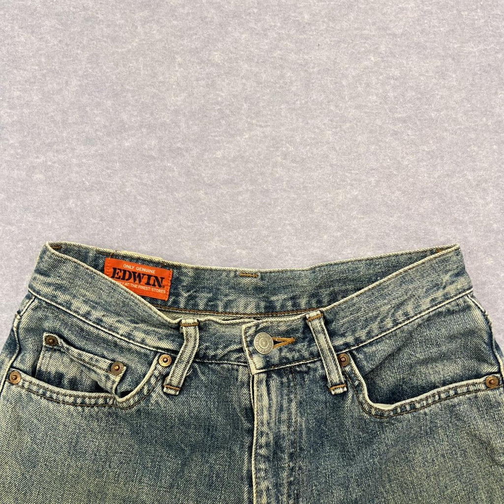 Vintage Edwin 1503 Japanese Denim Distressed Y2K Jeans W29 L