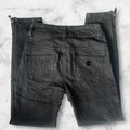 Vintage Diesel Brucke SP Charcoal Grey / Black Straight Leg Stretch Jeans Women’s Size W26” L31”