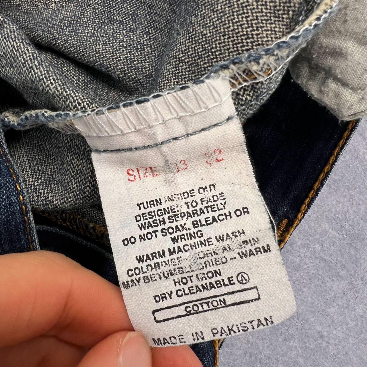 Vintage Levi's 503 Bootcut Dark Wash Navy Denim Jeans Men's Y2K W33 L32