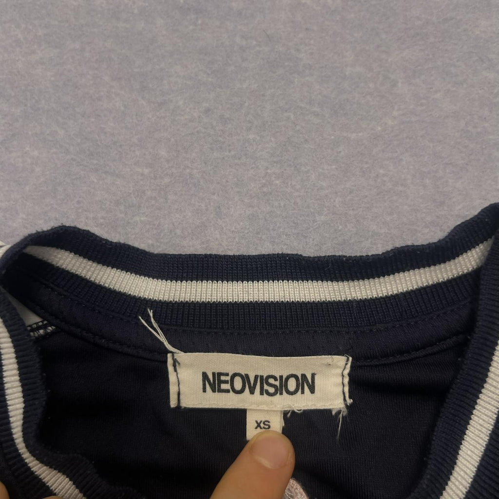 Neovision Streetwear Rave Mesh Jersey Navy Blue Men’s Oversized XS