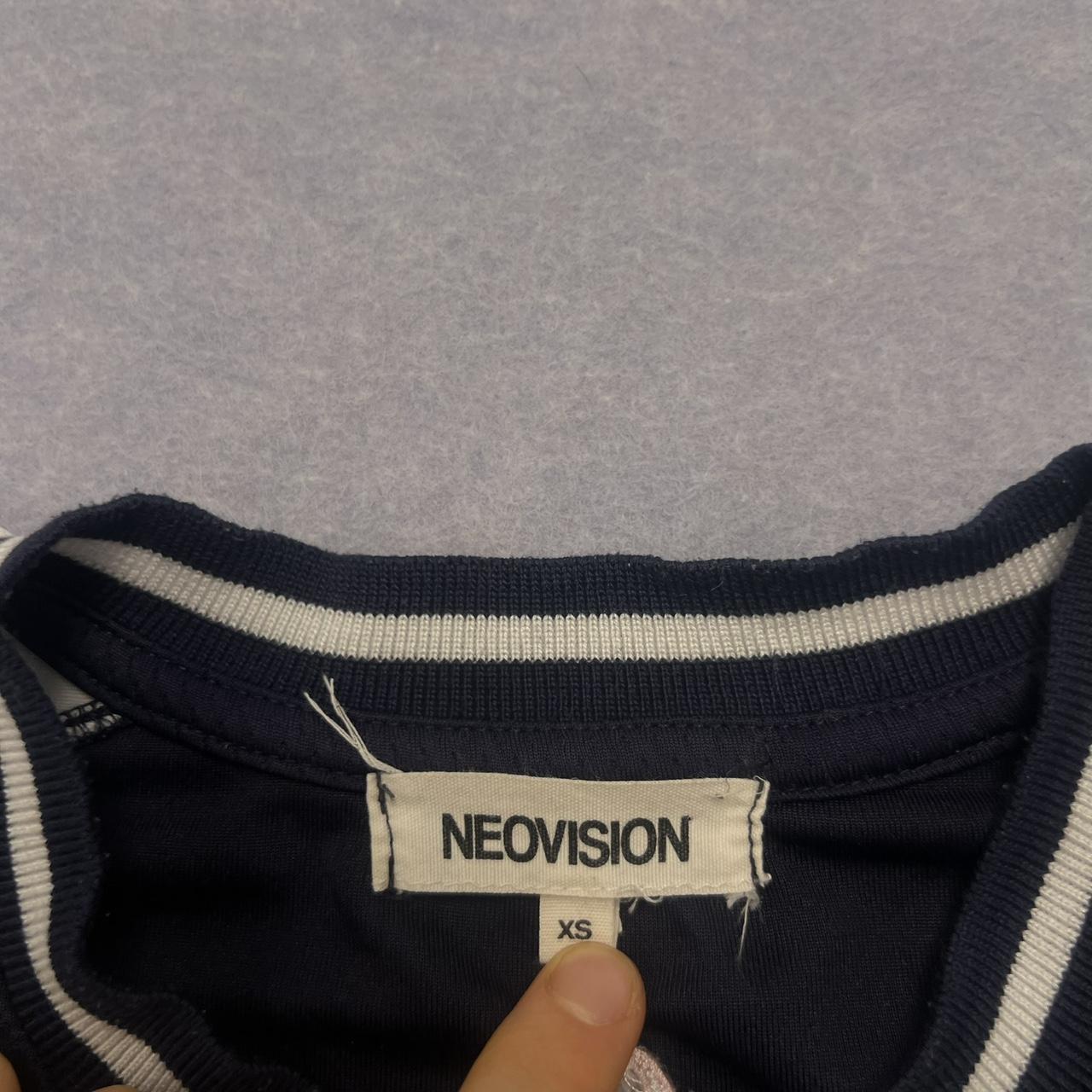 Neovision Streetwear Rave Mesh Jersey Navy Blue Men’s Oversized XS