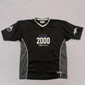 Neovision Streetwear Y2K Mesh Jersey "2000" Patch Tee Oversized XS Fits Medium