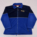 Vintage Shell Helix Racing Official Merchandise Fleece Full Zip Jacket Navy Blue Men’s XXL