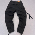 Pepe Jeans x Dua Lipa Black Streetwear Black Baggy Cargo Pants Women's Y2K W29