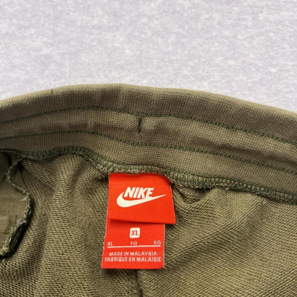 Nike Sportswear Olive Green Fleece Jogger Sweatpants Men's XL