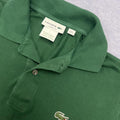 Vintage 90’s Lacoste Men’s Dark Green Dress Polo Y2K Crocodile Size 2 (XS)