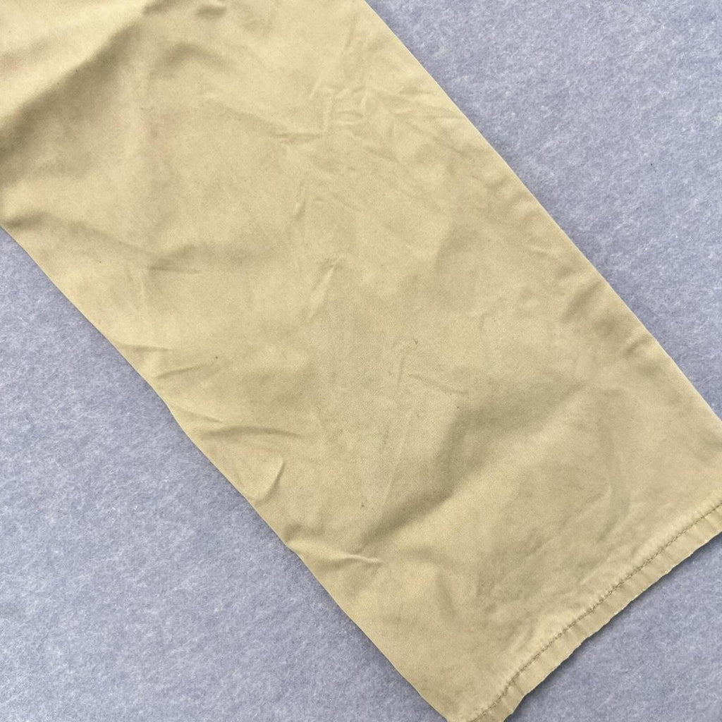 Vintage Polo Ralph Lauren Men's Cream / Beige Chino Pants Trousers 34x32