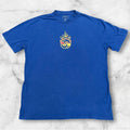 Vintage Quiksilver Surf Blue Flame Ying & Yang Style Logo Y2K Men's Size Small (Fits Medium)