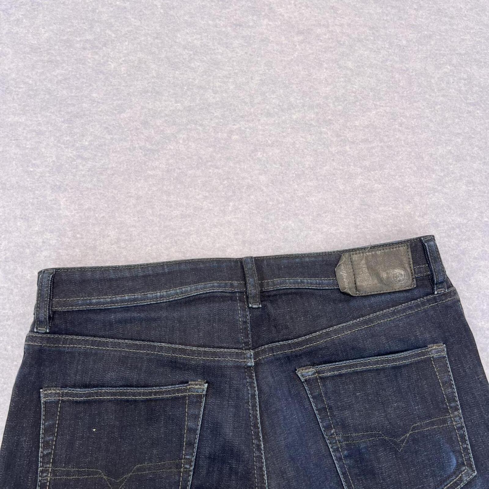 Diesel BUSTER 0607A Regular Stretch Slim Tapered Navy Blue Jeans Men’s W32 L32