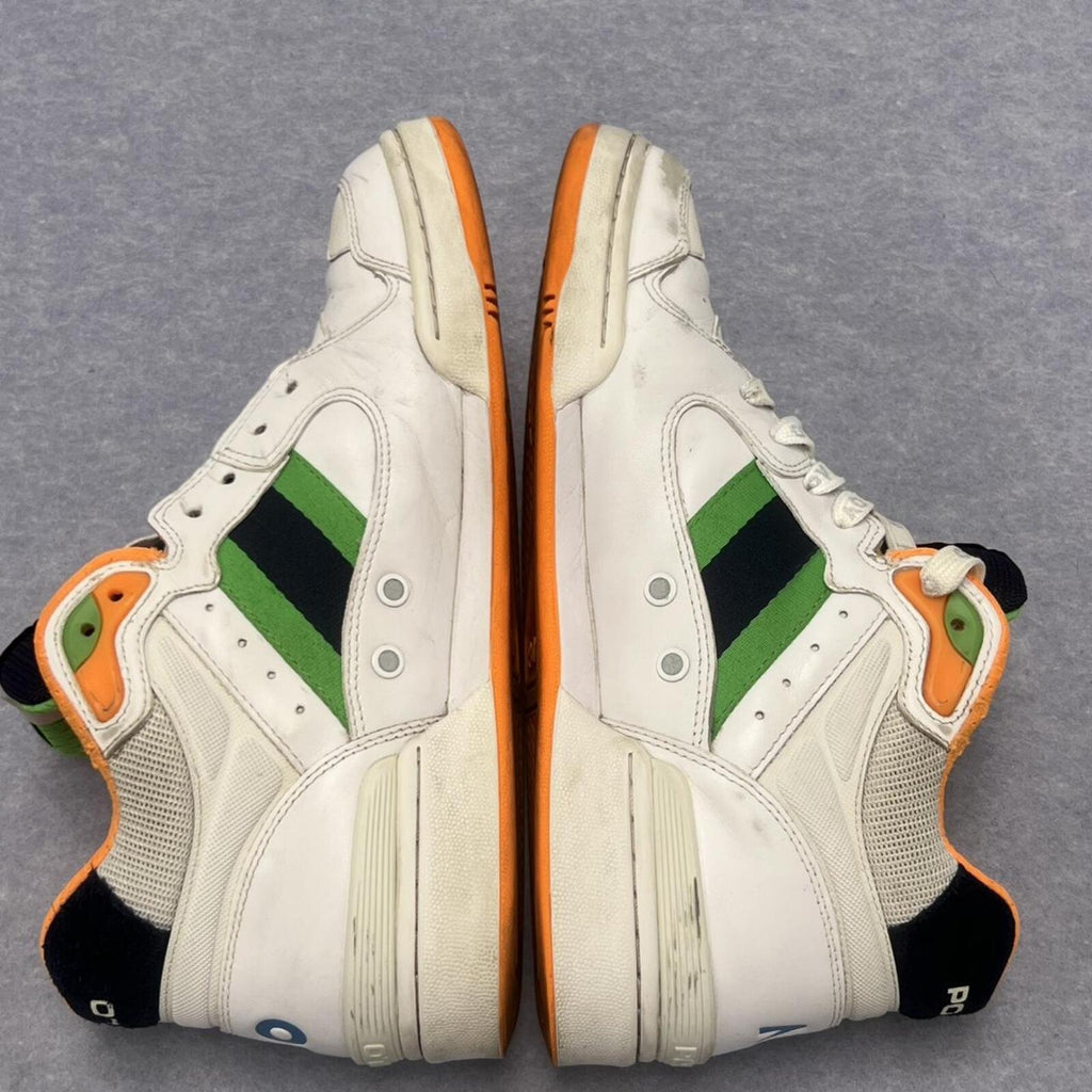 Polo Ralph Lauren Australian Open White & Navy Tennis Court Sport Sneakers US8.5 EU40