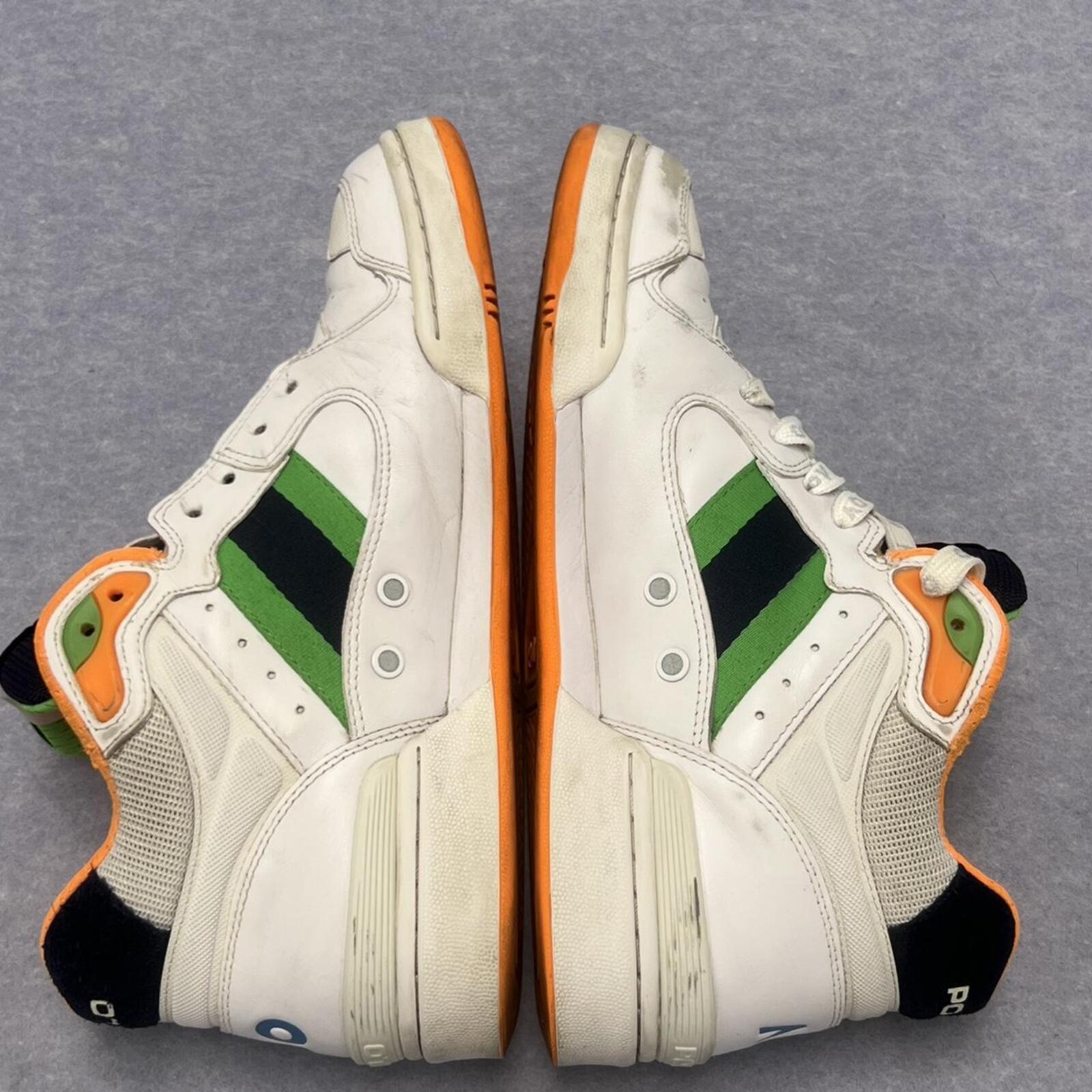 Polo Ralph Lauren Australian Open White & Navy Tennis Court Sport Sneakers US8.5 EU40
