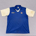 Vintage 1990’s Puma Soccer / Football Patch Jersey Blue & White Men's Medium