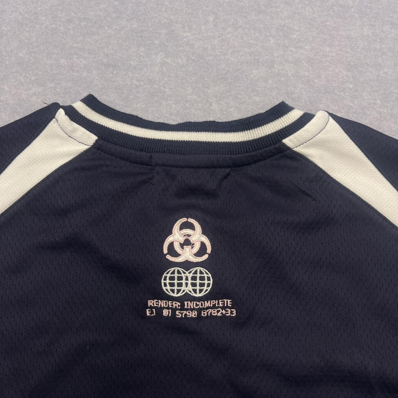 Neovision Streetwear Rave Mesh Jersey Navy Blue Men’s Oversized XS