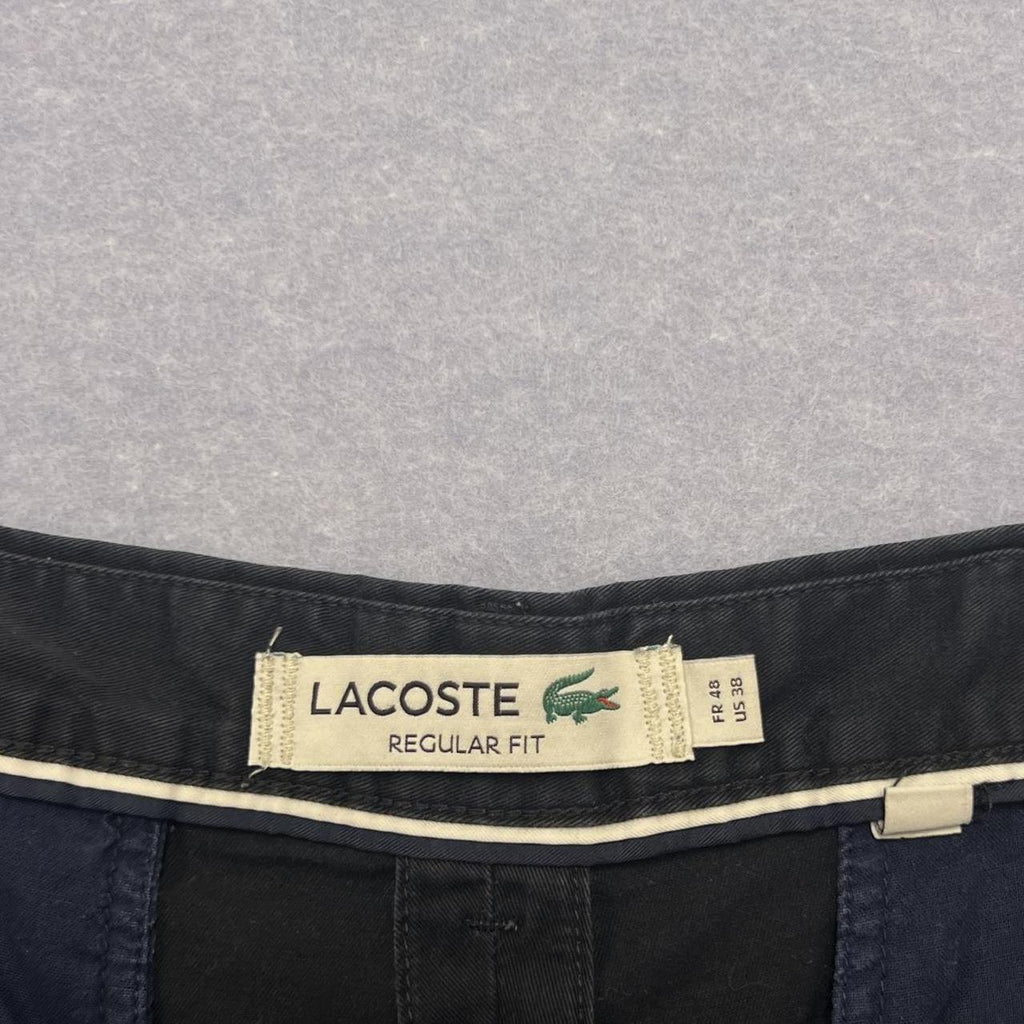 Vintage 90’s Lacoste Black Regular Fit Chino Trousers Pants Men’s W38 L34