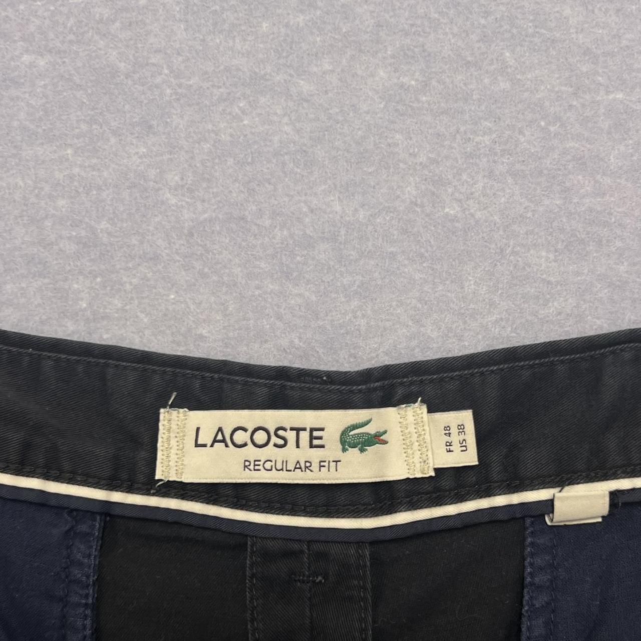 Vintage 90’s Lacoste Black Regular Fit Chino Trousers Pants Men’s W38 L34