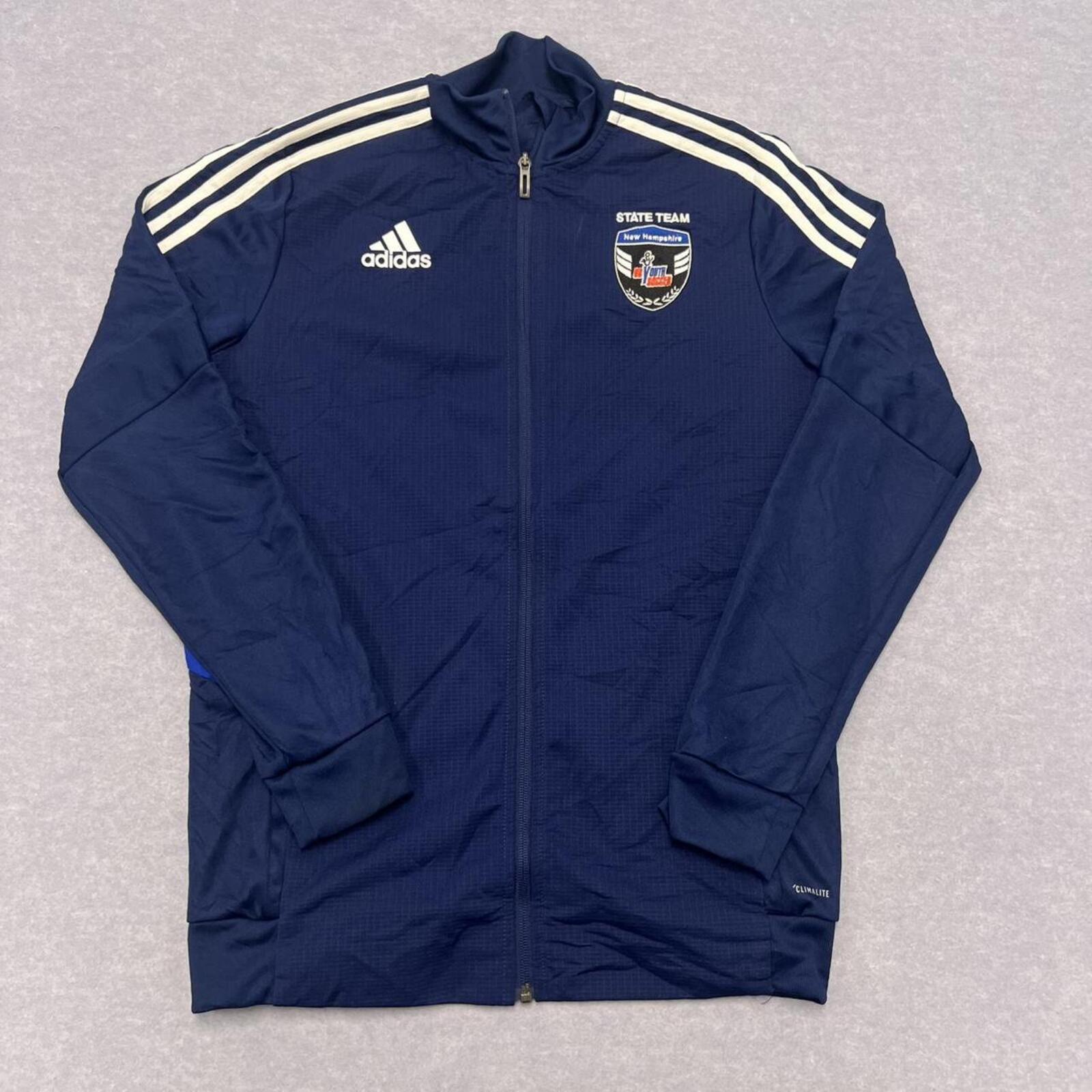Adidas New Hampshire US Youth Soccer State Team Navy Track Jacket Youth XL