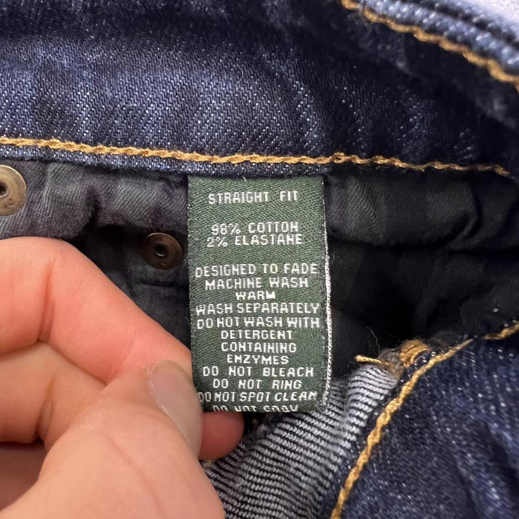 Rodd & Gunn Sutton Straight Fit Italian Denim Dark Wash Jeans W34L (34x34)
