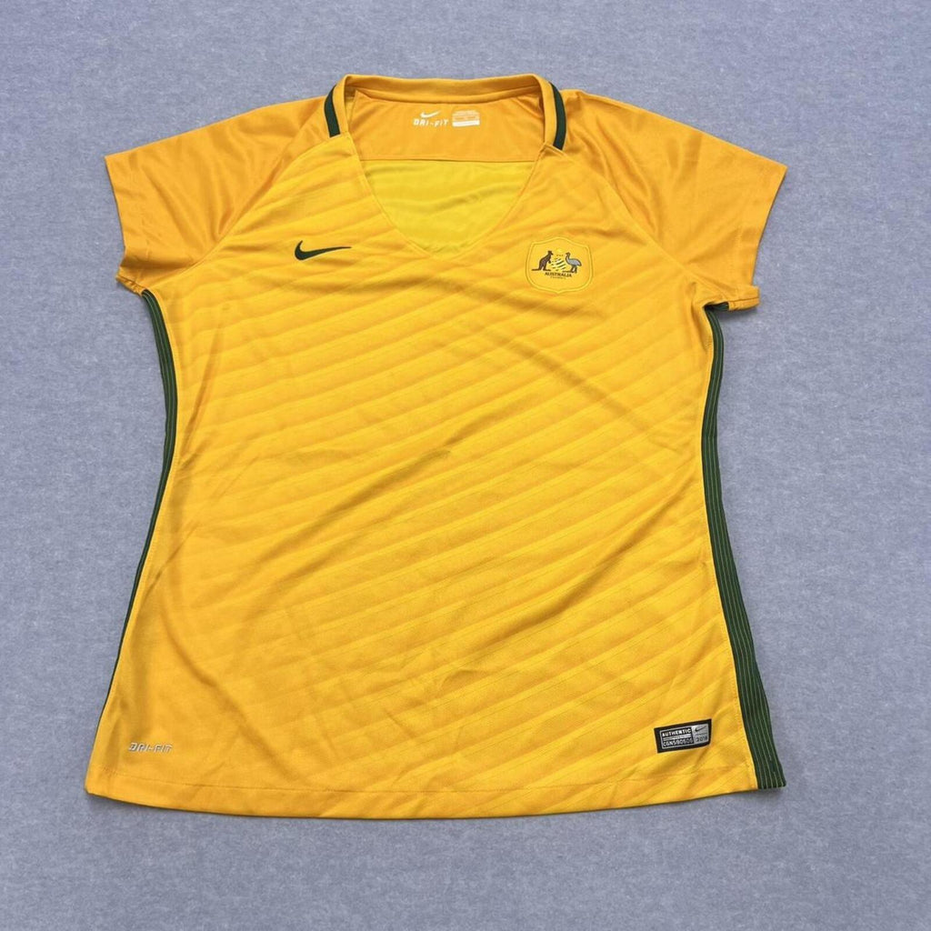 2016 Nike Dri-FIT Australian Socceroos Womens Home Soccer Football Jersey XL