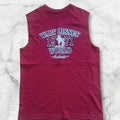 Vintage Walt Disney World Disney Parks Grumpy 1971 Burgundy Tank Top Medium