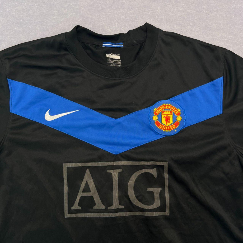 Vintage 2009-2010 Nike Manchester United Away Team Jersey No.27 NANA Men's XL