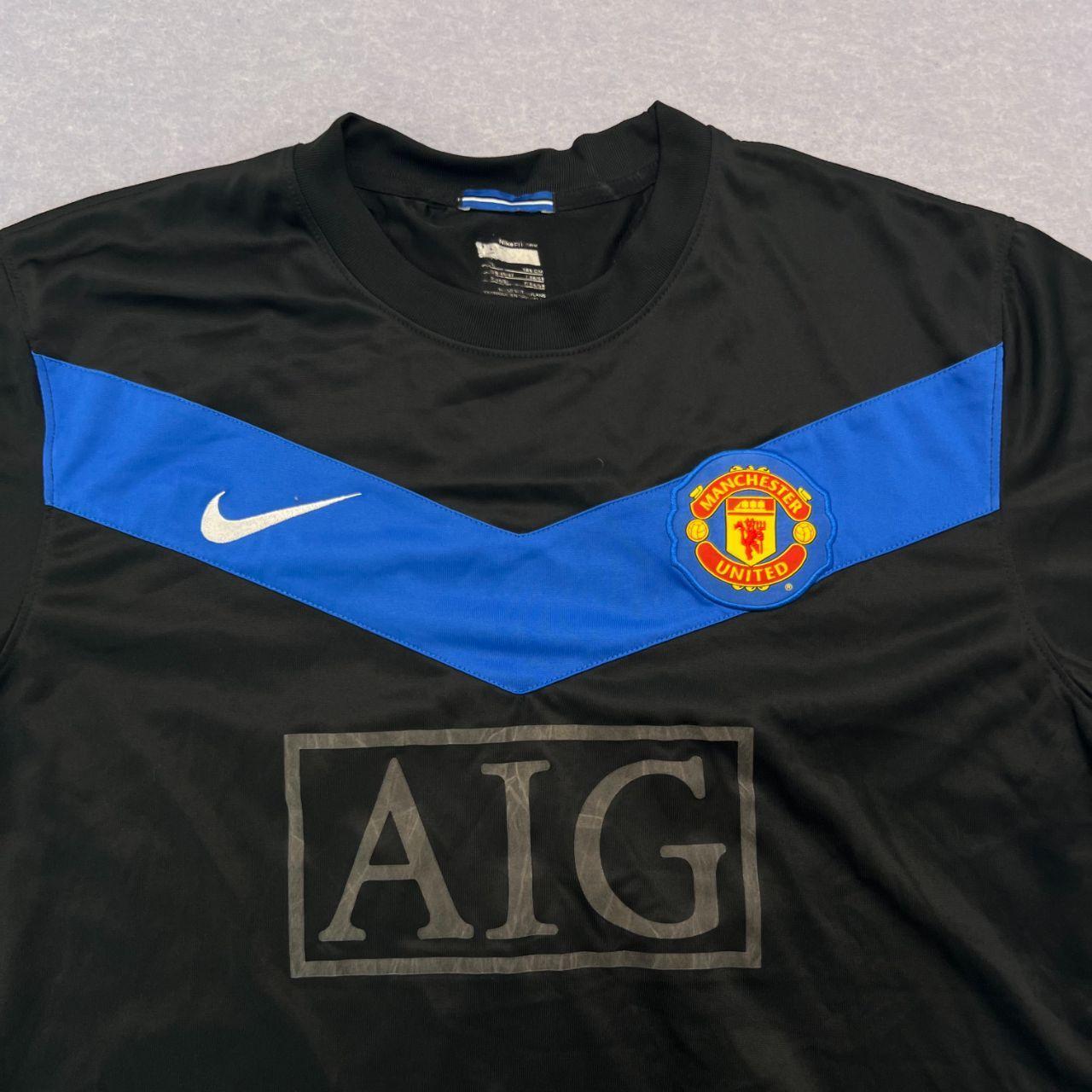 Vintage 2009-2010 Nike Manchester United Away Team Jersey No.27 NANA Men's XL