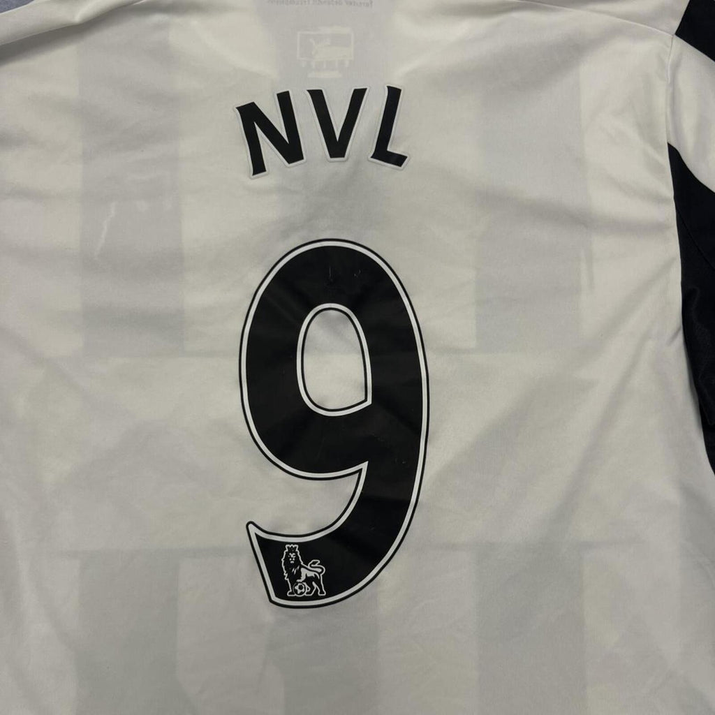 2012/13 Puma Newcastle United Men's Black White Stripe Home Jersey #9 NVL Large