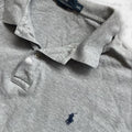 Vintage Polo Ralph Lauren Men’s Grey Preppy Casual Polo (Navy Pony) Size XXL