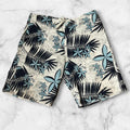 Vintage Rip Curl Surf White, Blue & Black Floral Board Shorts Y2K Men’s 36”