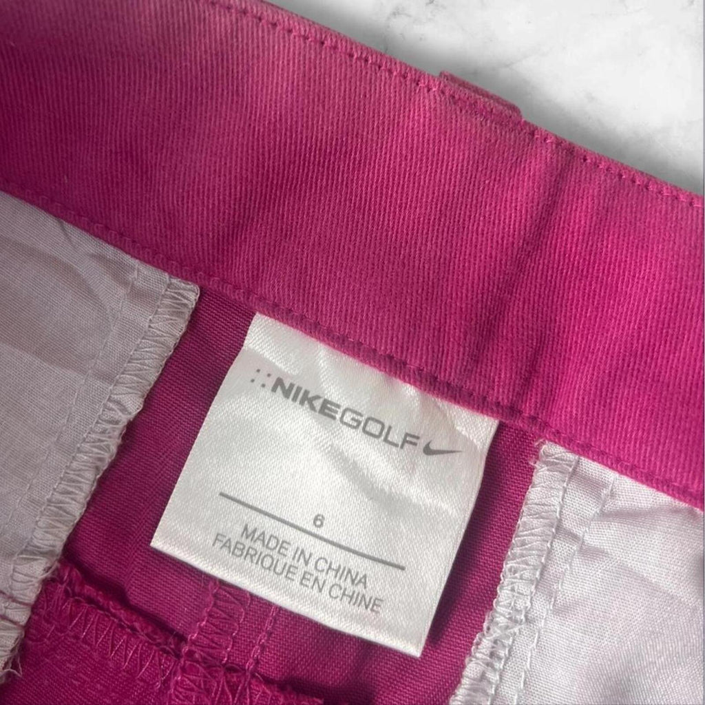 Vintage Nike Golf Women’s Pink Bootcut Cargo Pants Size 6 Y2K