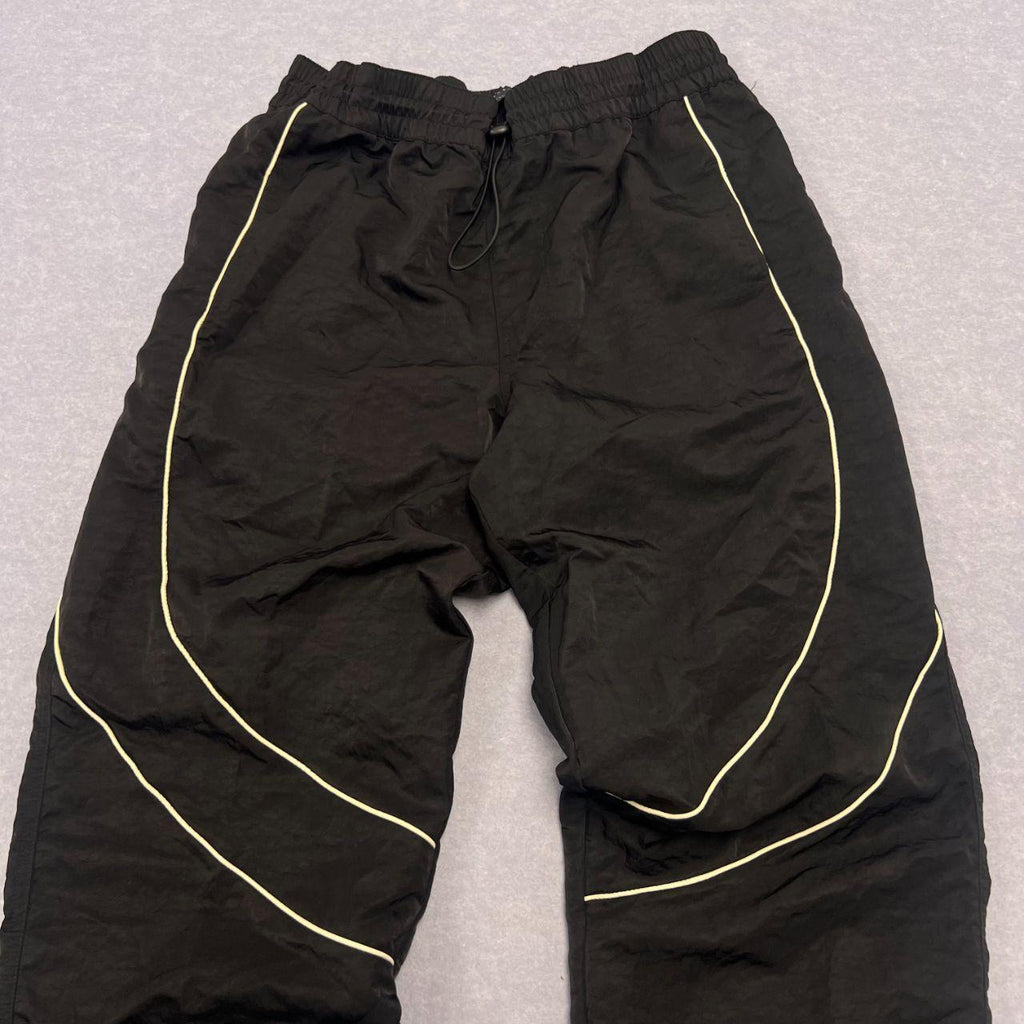 ASOS Black Baggy Parachute Track Pants Streetwear Men's Medium