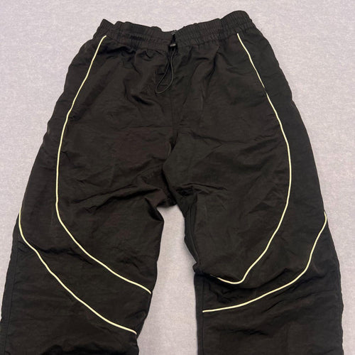 ASOS Black Baggy Parachute Track Pants Streetwear Men's Medium