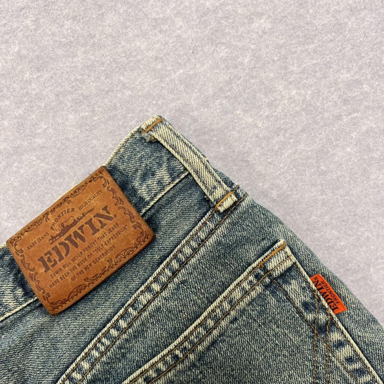 Vintage Edwin 1503 Japanese Denim Distressed Y2K Jeans W29 L