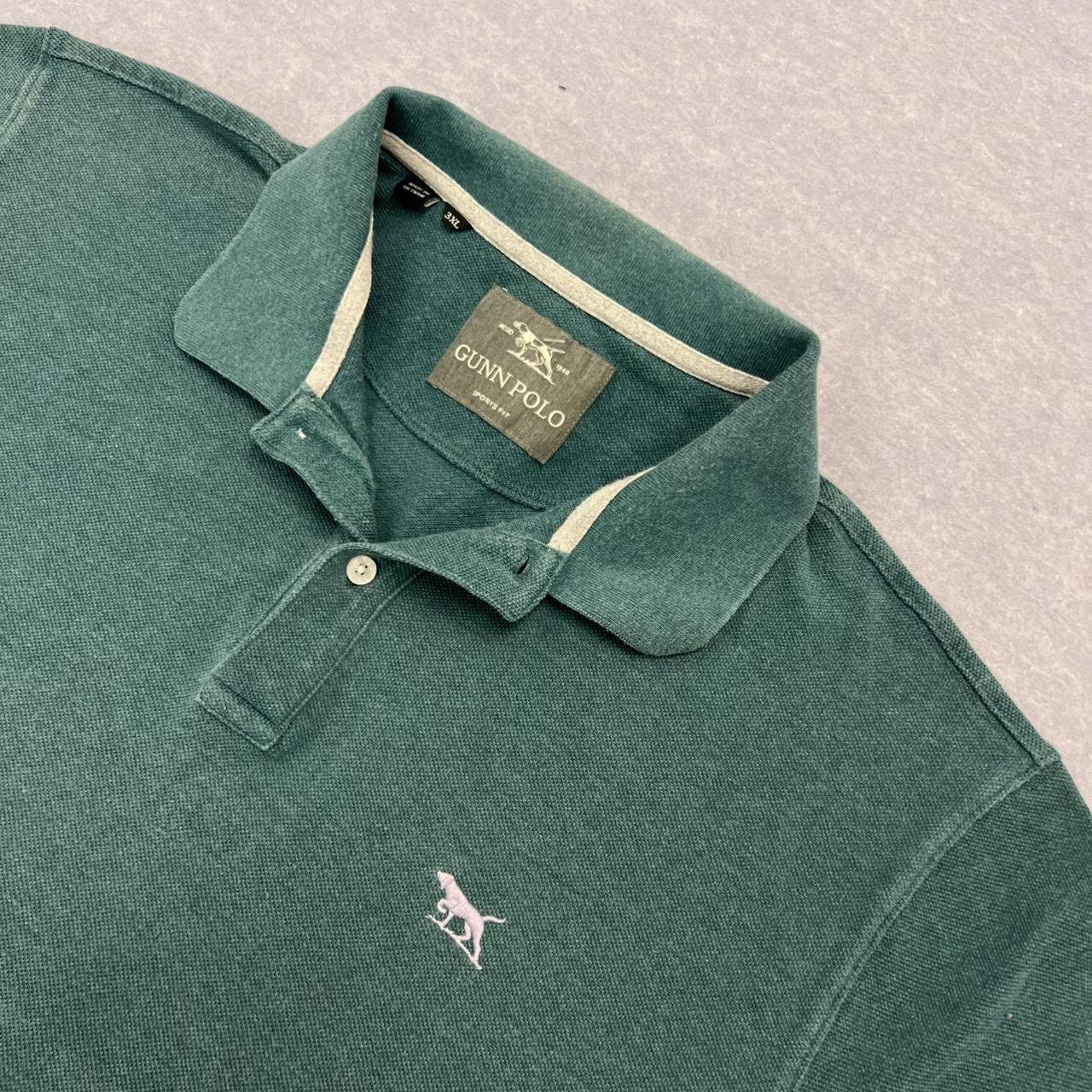 Rodd & Gunn Gunn Polo Sports Fit Green Teal Embroidered Pink Dog Logo Polo 3XL
