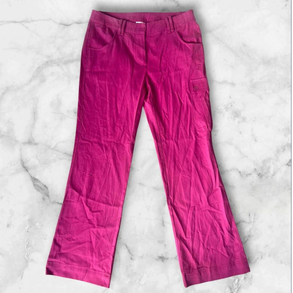 Vintage Nike Golf Women’s Pink Bootcut Cargo Pants Size 6 Y2K